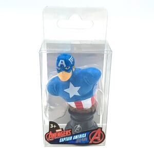 Captain America Avengers Mini Bust Figure Paper Weight Cake Topper Marvel 3"